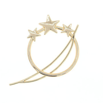 Gold Finish Sun Moon and Stars Bun Cover and Hair Stick 2-pc Set
